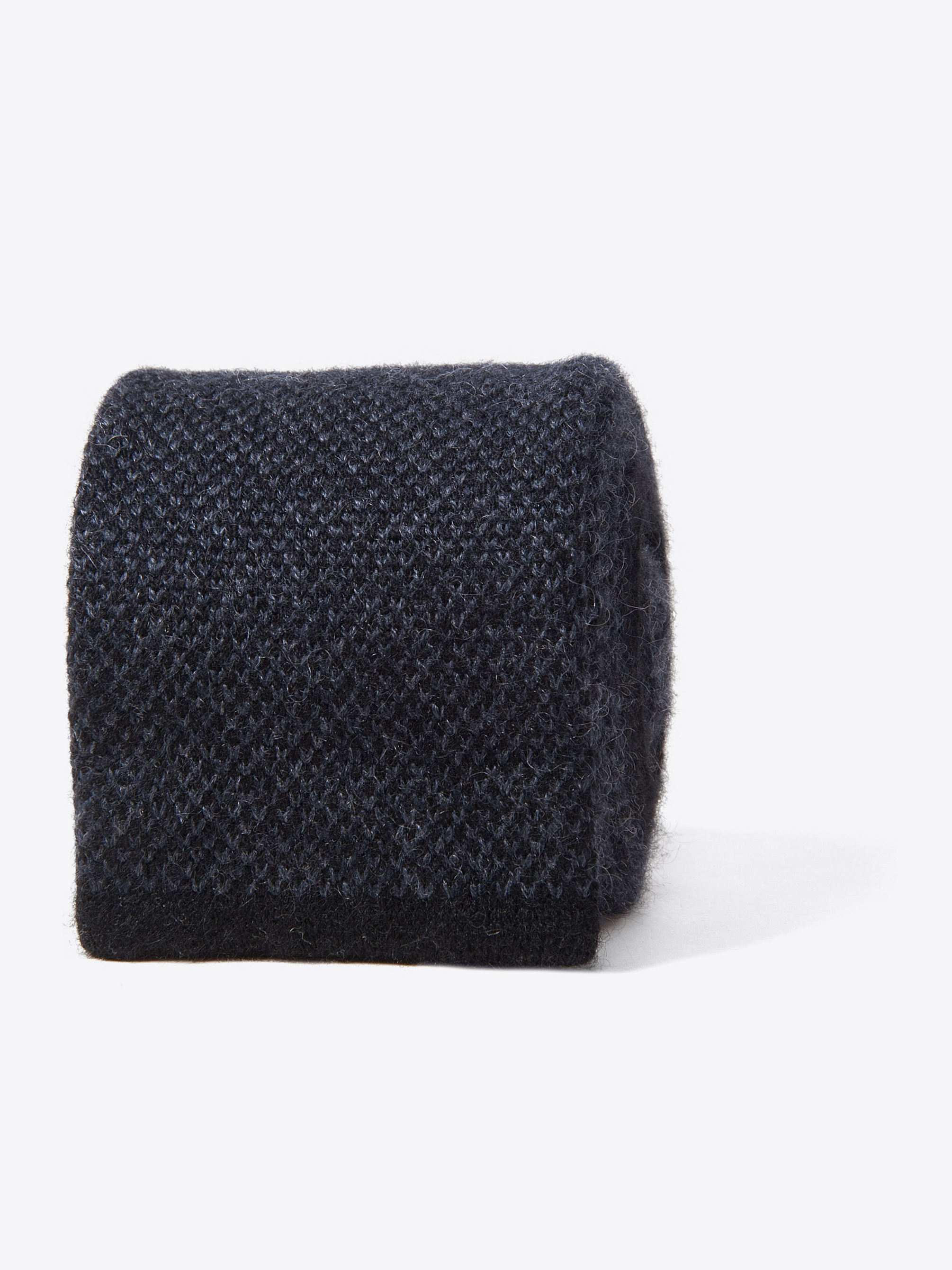 Zoom Image of Charcoal Birdseye Cashmere Knit Tie