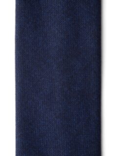Dark Indigo Solid Wool Tie Product Thumbnail 3