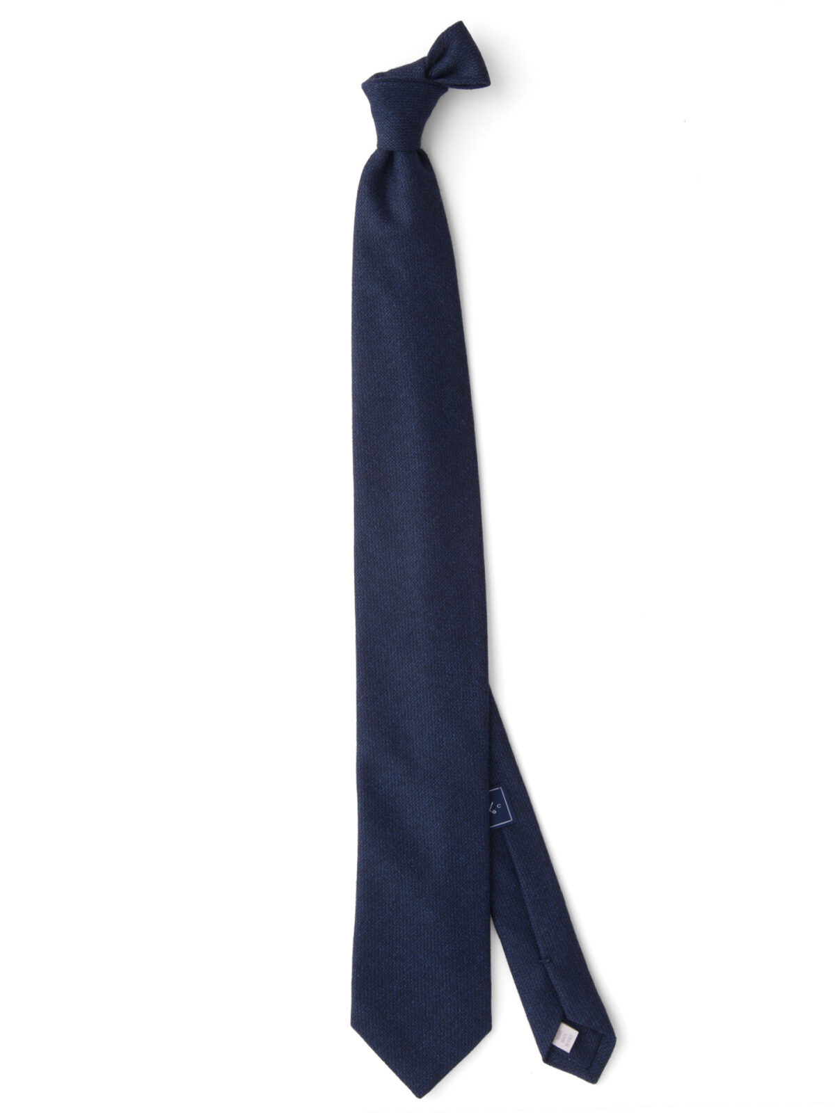 Dark Indigo Solid Wool Tie