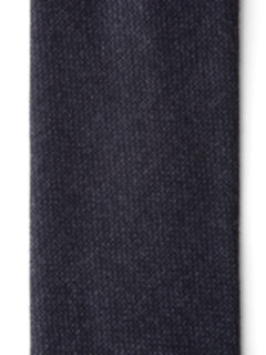 Charcoal Solid Wool Tie Product Thumbnail 3