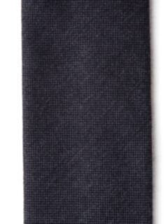 Charcoal Solid Cashmere Tie Product Thumbnail 3
