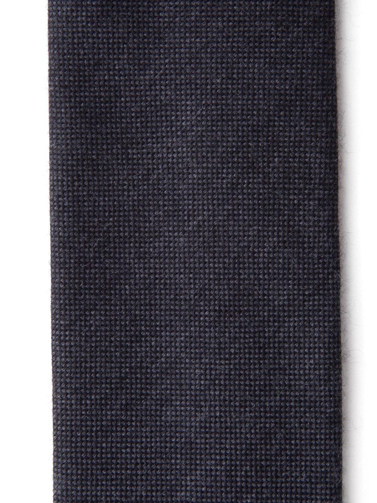 Charcoal Solid Cashmere Tie