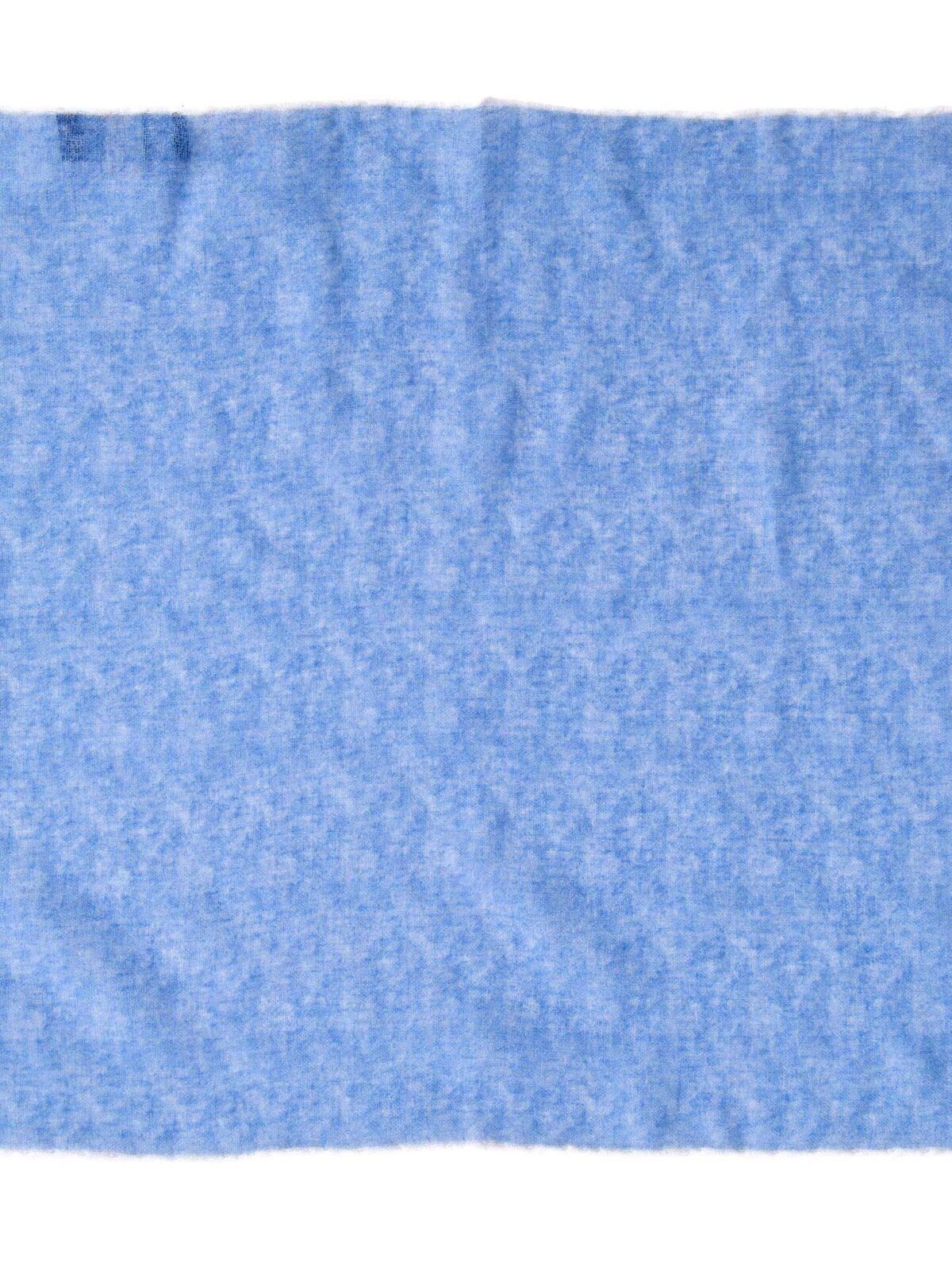 Light Blue Wool Pocket Square