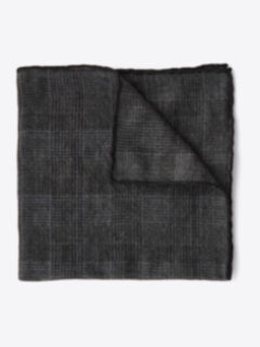 Forest Glen Plaid Wool Pocket Square Product Thumbnail 1