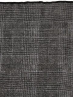 Forest Glen Plaid Wool Pocket Square Product Thumbnail 2