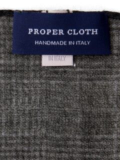 Forest Glen Plaid Wool Pocket Square Product Thumbnail 4