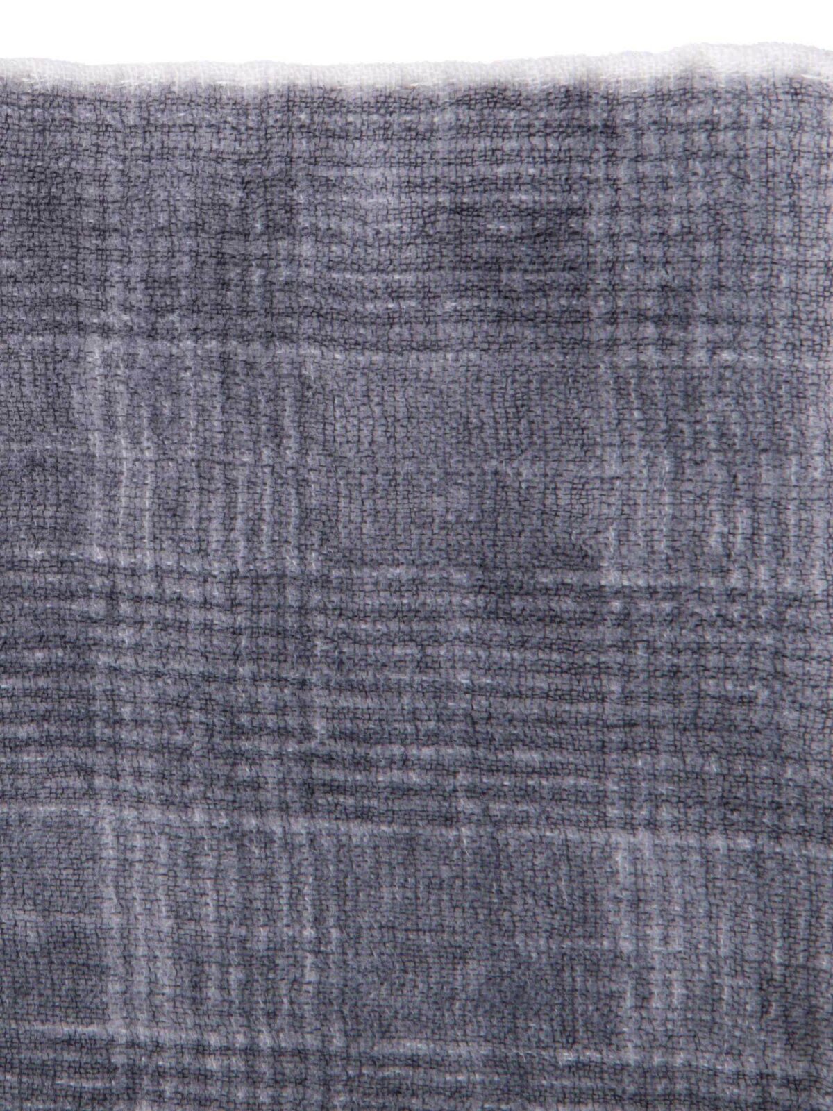 Grey Glen Plaid Wool Pocket Square