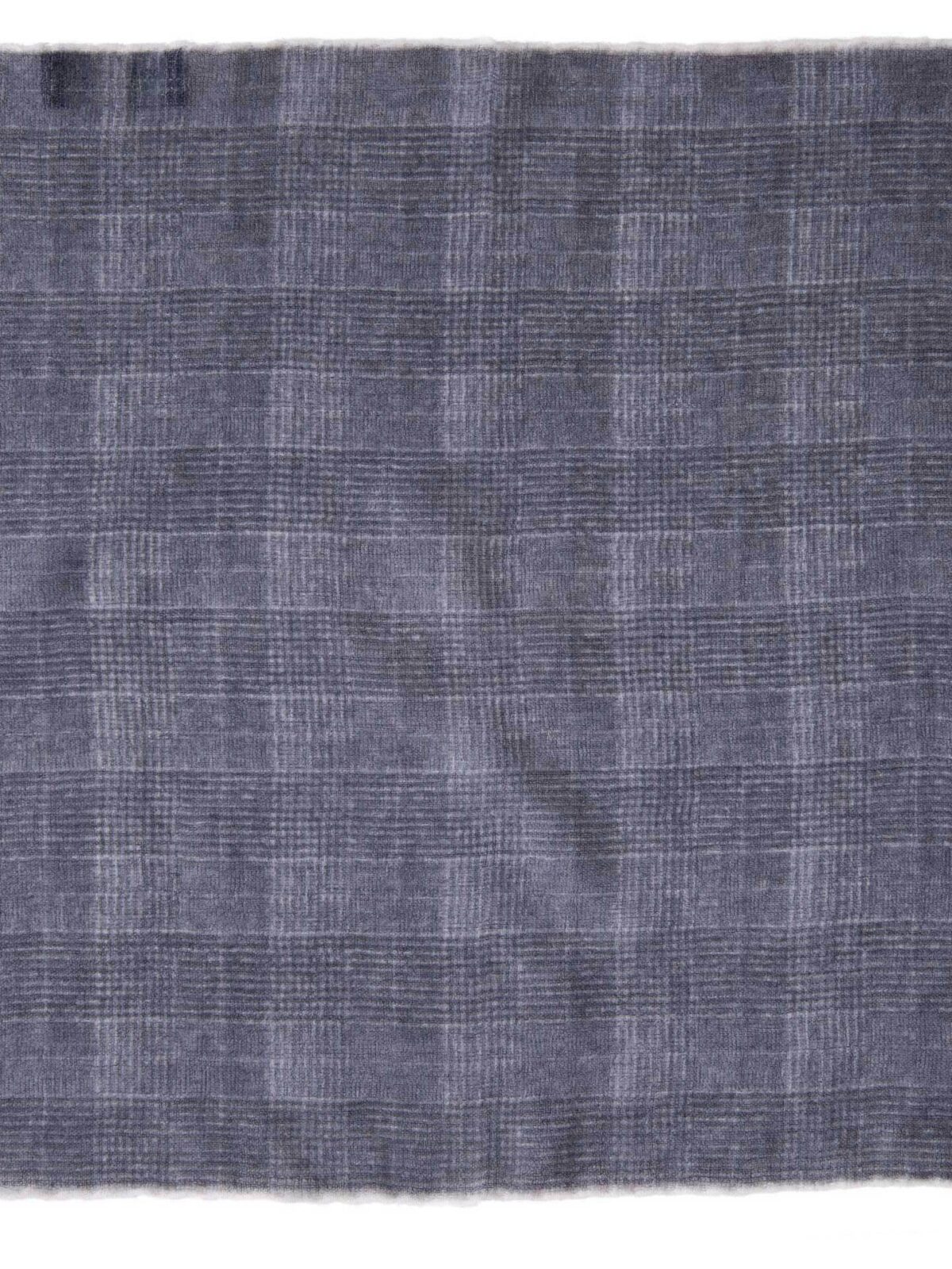 Grey Glen Plaid Wool Pocket Square
