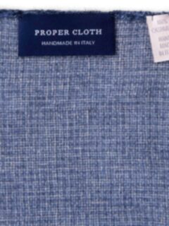 Ocean Cashmere Micro Check Pocket Square Product Thumbnail 3