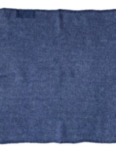 Ocean Cashmere Micro Check Pocket Square Product Thumbnail 4