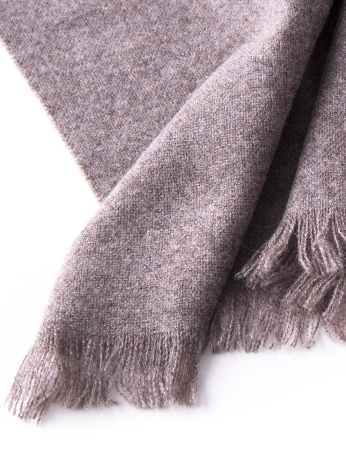 Taupe Thick Cashmere Scarf