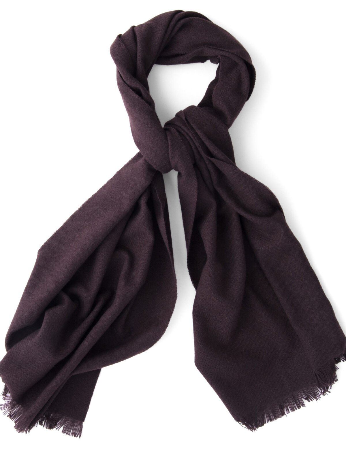 Chocolate Thick Cashmere Scarf