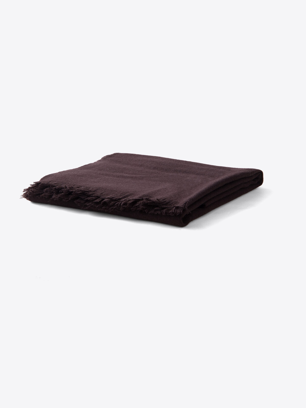 Chocolate Thick Cashmere Scarf