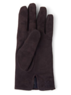 Brown Suede Cashmere Lined Gloves Product Thumbnail 2