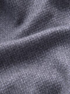 Genova Grey Wool Cashmere Basketweave Jacket Product Thumbnail 4