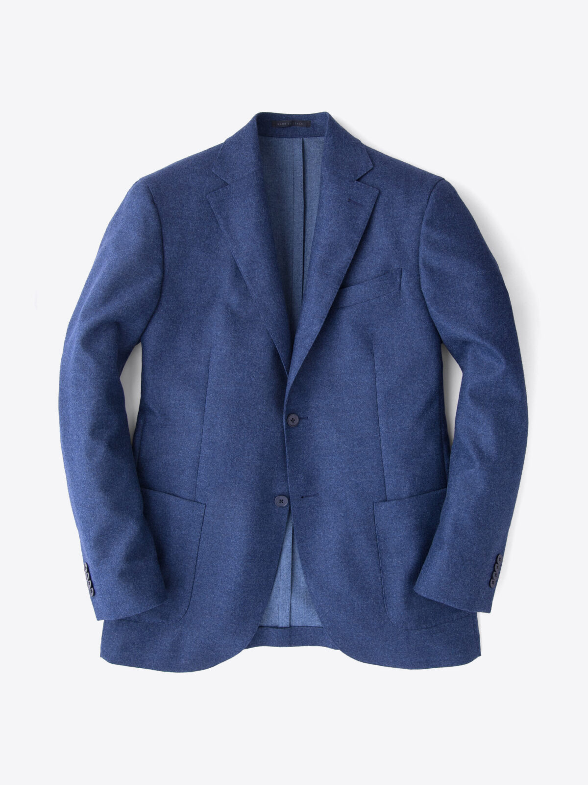 Genova Melange Blue Wool Jacket by Proper Cloth