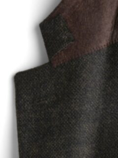 Forest Wool Cashmere Basketweave Hudson Jacket Product Thumbnail 5