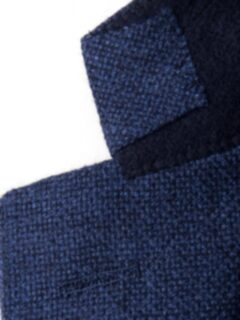 Ocean Wool Cashmere Basketweave Hudson Jacket Product Thumbnail 5