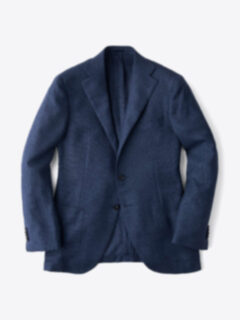 Ocean Wool Cashmere Basketweave Hudson Jacket Product Thumbnail 1