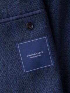 Ocean Wool Cashmere Basketweave Hudson Jacket Product Thumbnail 4