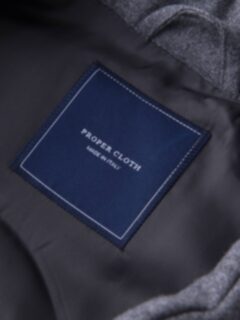 Light Grey Wool Cortina Vest Product Thumbnail 4