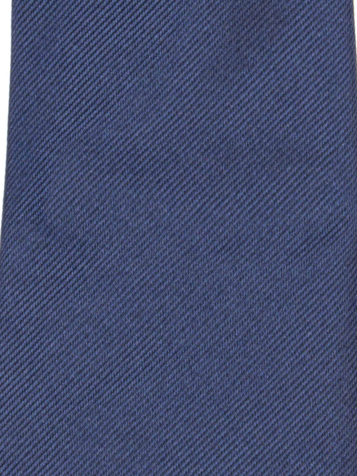 Repp Cloth Warren Navy Repp Silk Tie by Proper Cloth