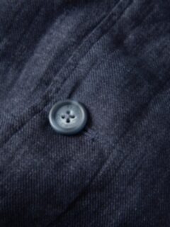 Navy Linen Overshirt Product Thumbnail 3