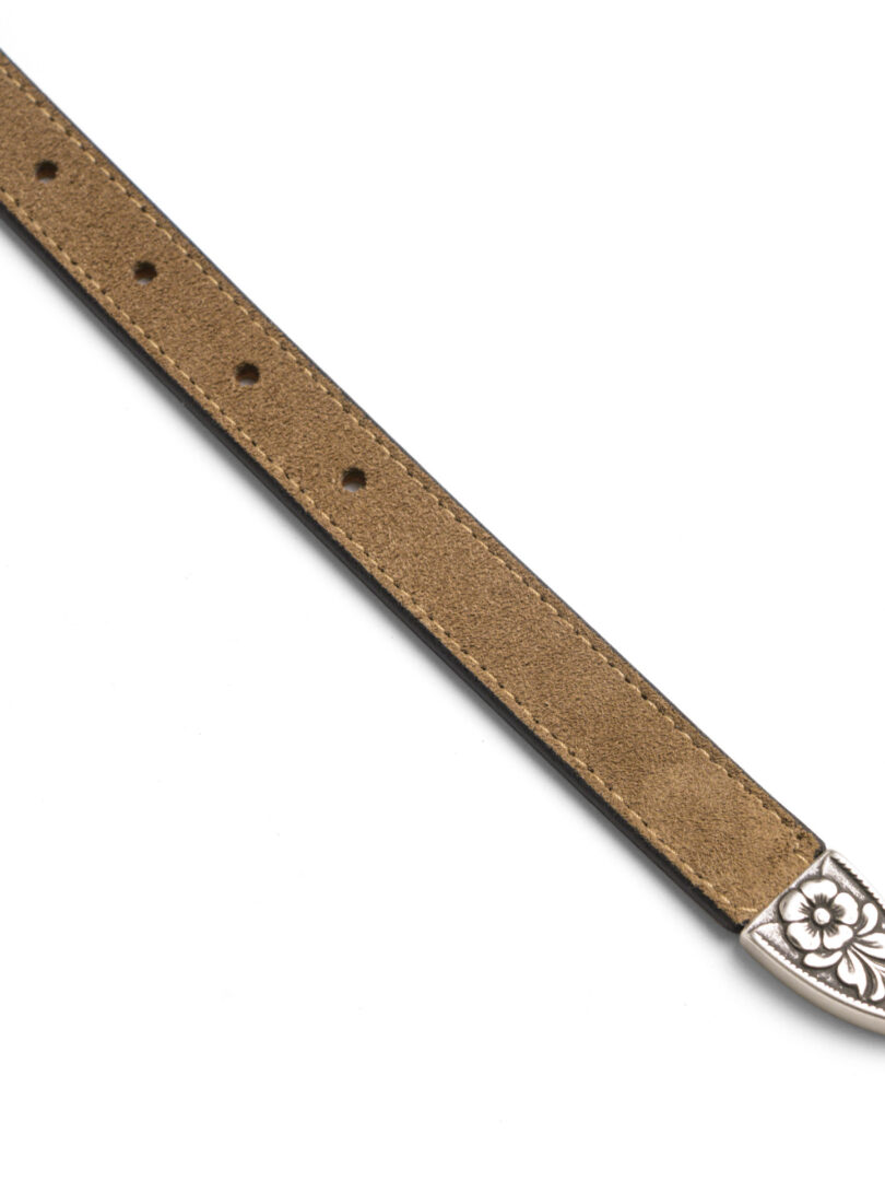 Dillon Western Italian Suede Leather Belt | Overland