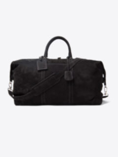 Italian Black Nubuck Duffle Bag Product Thumbnail 1