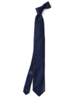 Navy Silk Grenadine Tie Product Thumbnail 3