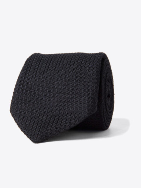 Suggested Item: Black Silk Grenadine Tie