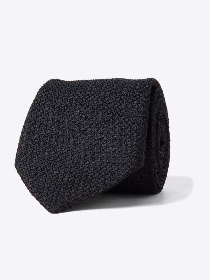 grenadine tie black