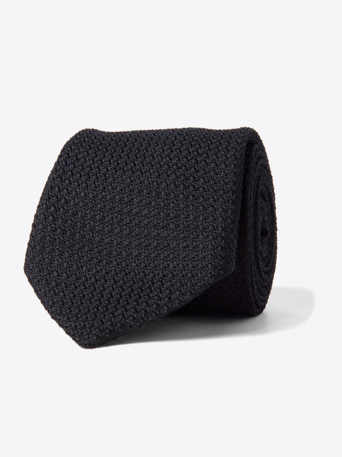 Black Silk Grenadine Tie