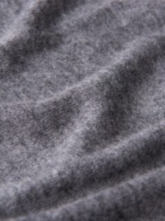 Dark Grey Italian Cashmere Knit Scarf Product Thumbnail 3