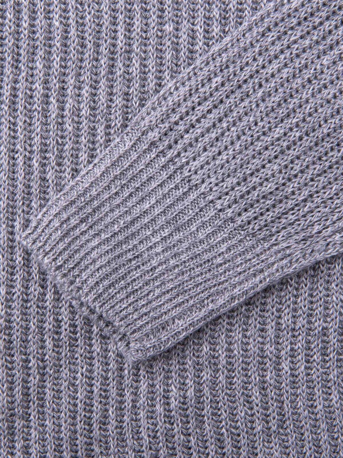 Amalfi Grey Cotton and Linen Sweater