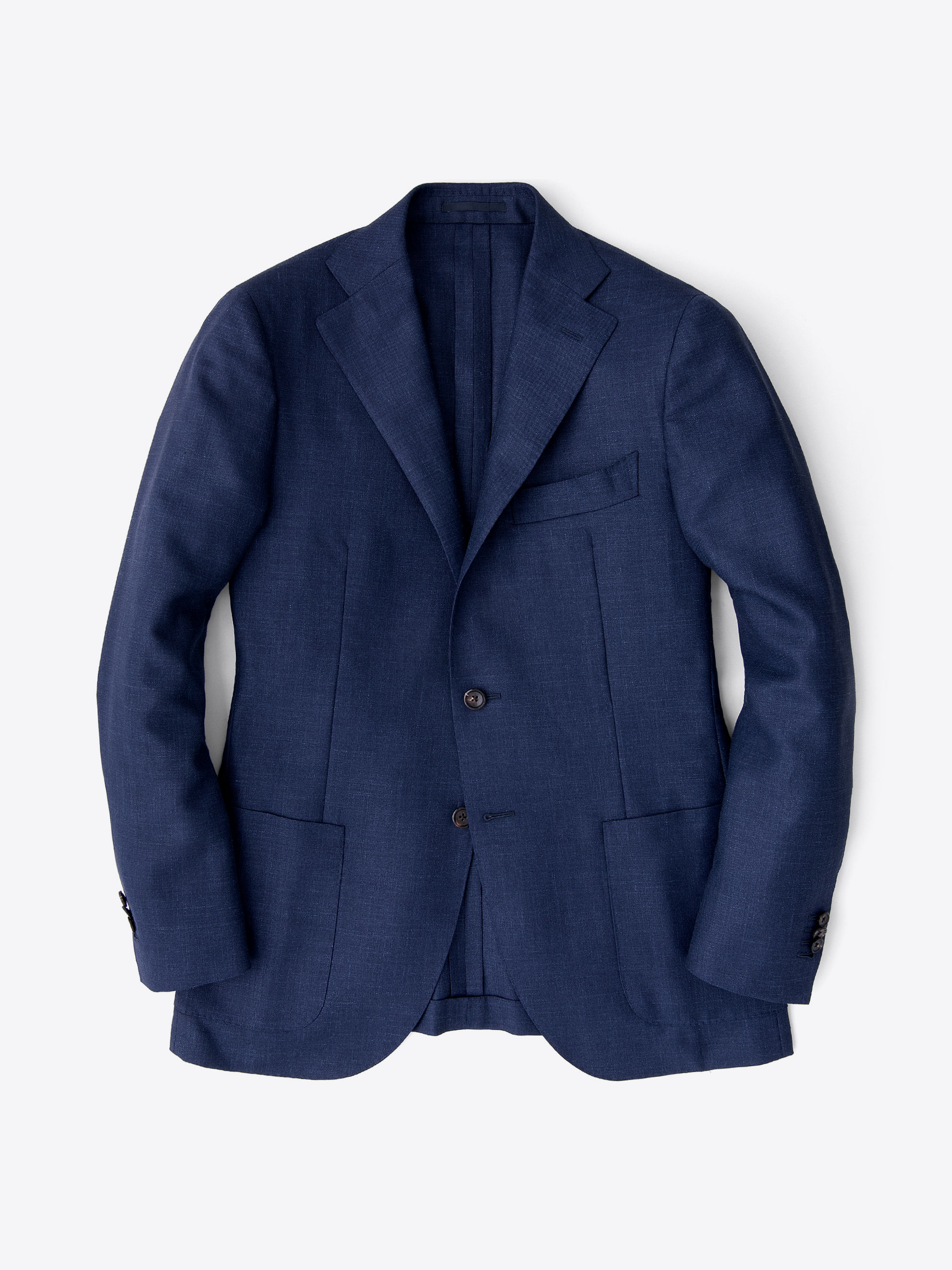 Hudson Navy Lightweight Summer Twill Jacket by Proper Cloth