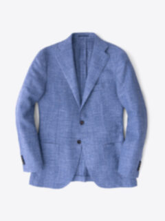 Hudson Sky Blue Summer Basketweave Jacket Product Thumbnail 1