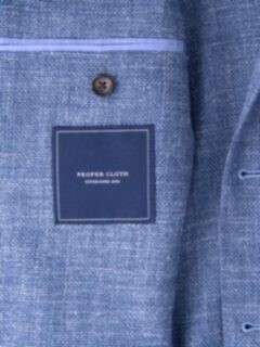 Hudson Sky Blue Summer Basketweave Jacket Product Thumbnail 4