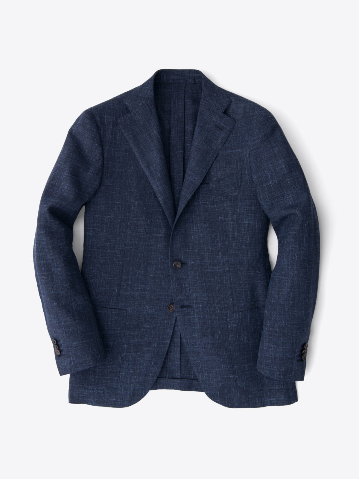 Hudson Navy Slub Weave Jacket by Proper Cloth