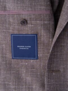 Hudson Mocha Slub Weave Jacket Product Thumbnail 4