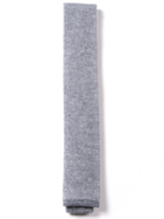 Torino Grey Cashmere Knit Tie Product Thumbnail 2
