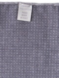Grey Printed Cotton and Wool Square Product Thumbnail 4