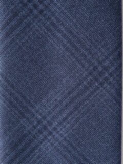 Slate Blue Plaid Wool Tie Product Thumbnail 3