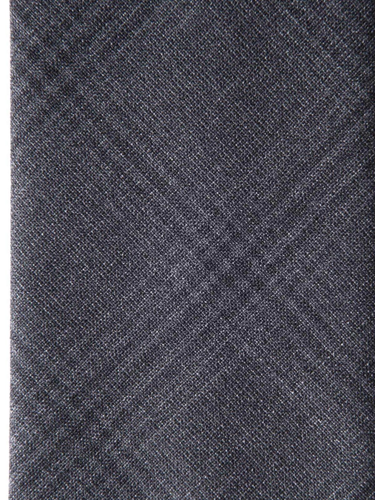 Charcoal Plaid Wool Tie