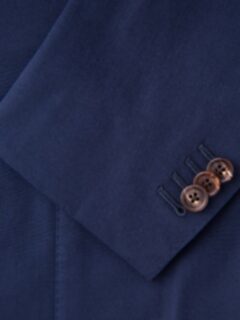 Hudson Navy Cotton Suit Product Thumbnail 4