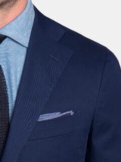 Hudson Navy Cotton Suit Product Thumbnail 3