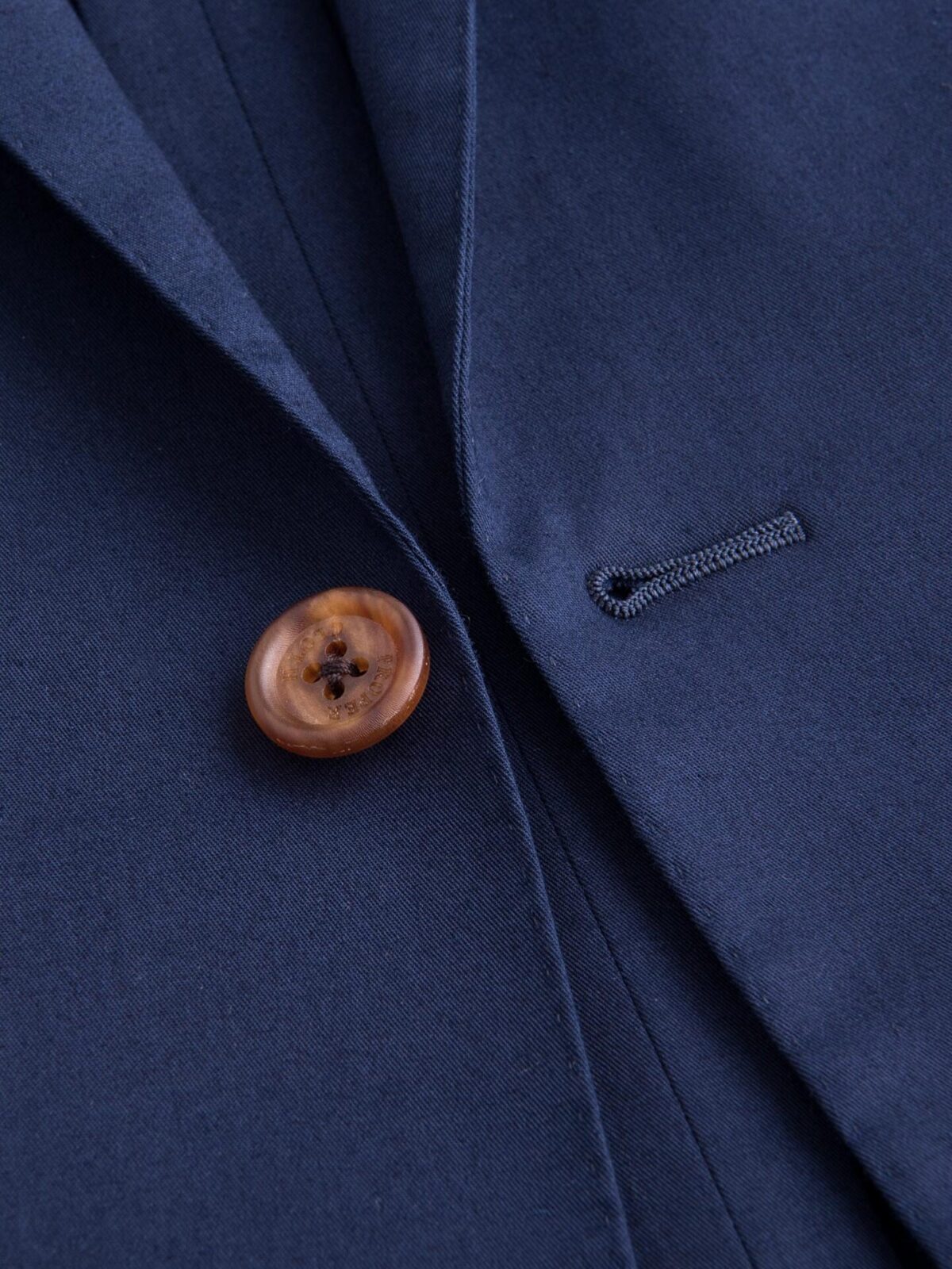 Hudson Navy Cotton Suit