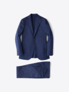 Hudson Navy Cotton Suit Product Thumbnail 1