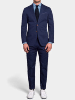 Hudson Navy Cotton Suit Product Thumbnail 2