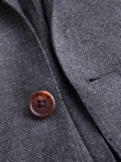Hudson Grey Melange Wool Hopsack Jacket Product Thumbnail 5